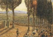 William Holman Hunt Festa at Fiesole oil painting
